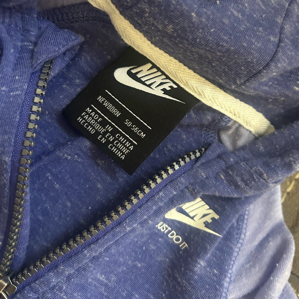 Newborn Nike jump suit one piece